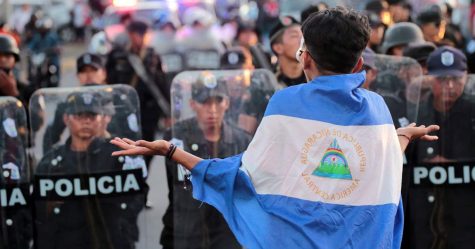 Protestors in Nicaragua face intimidation from police.