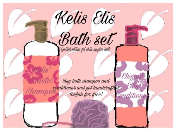 The Kelis Ellis Bath Set will leave you feeling elegant and kinetic.
